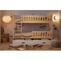 Gulta KUBUS 90x190, priede/balts